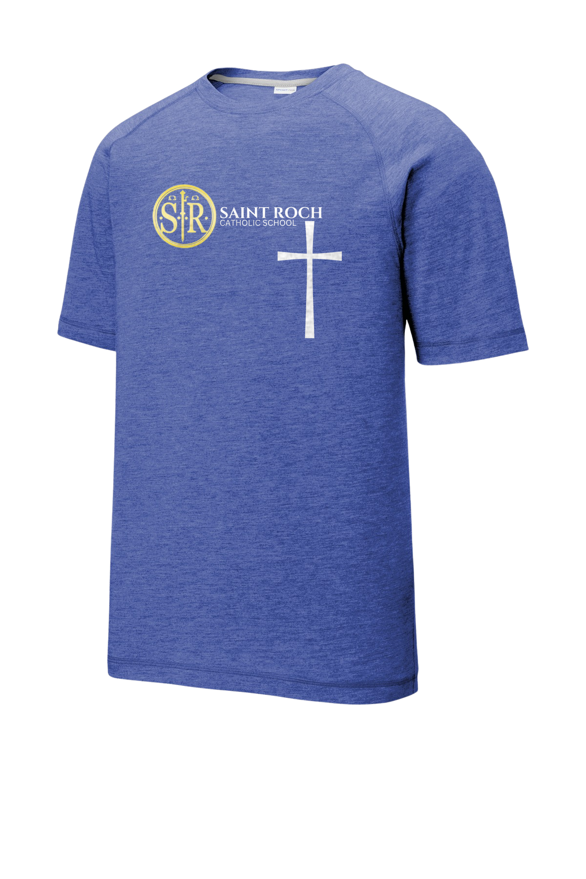 Adult Dri-fit short sleeve shirt Logo with Cross