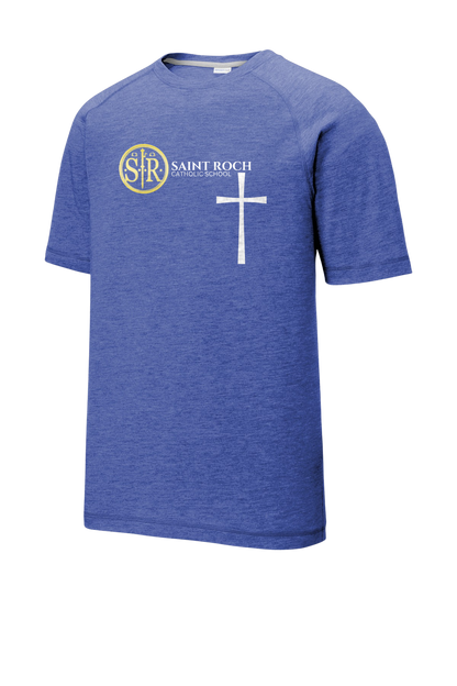 Adult Dri-fit short sleeve shirt Logo with Cross