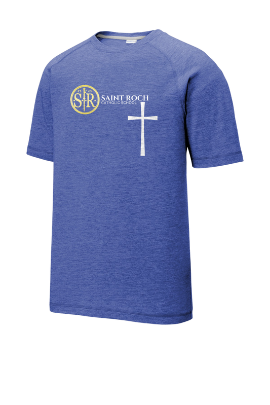 Adult Dri-fit short sleeve shirt Logo with Cross