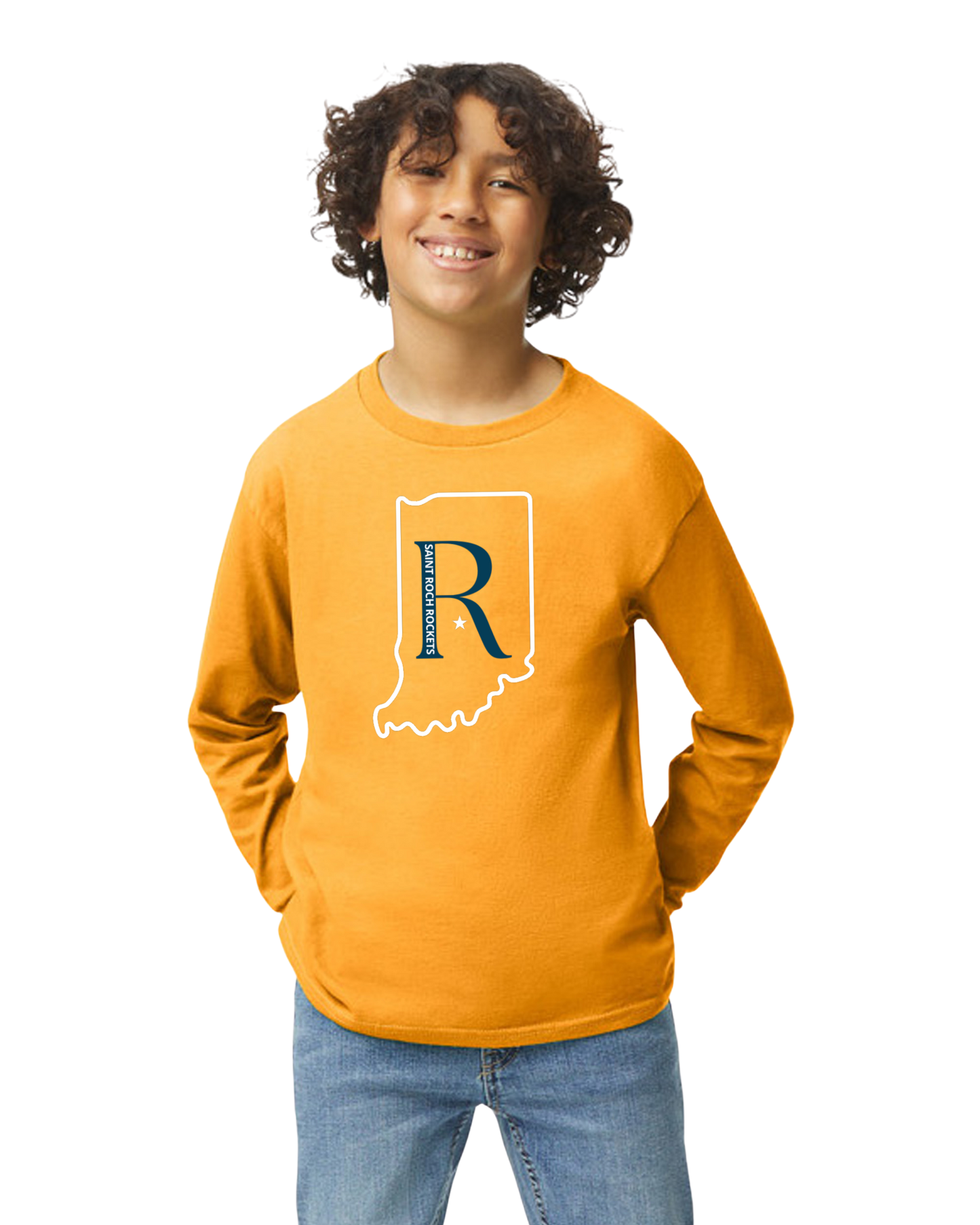 Youth Long Sleeve Shirt Indiana