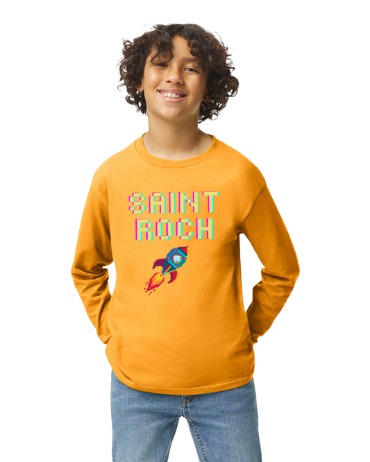 Youth Long Sleeve Shirt Pac Man