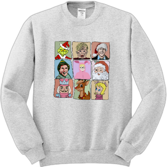 Retro Christmas movie sweatshirt