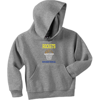 Youth Rockets basketball hoop hoodie