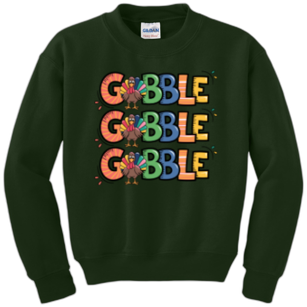 Youth Gobble Gobble Gobble Sweatshirt