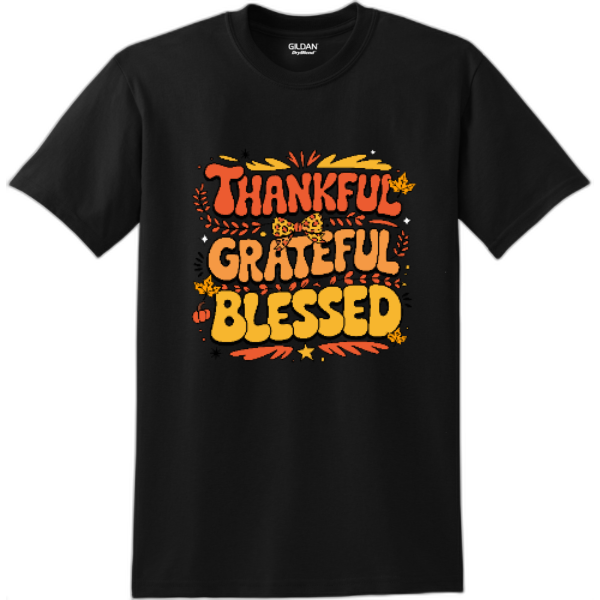 THANKFUL GREATFUL BLESSED T-Shirt