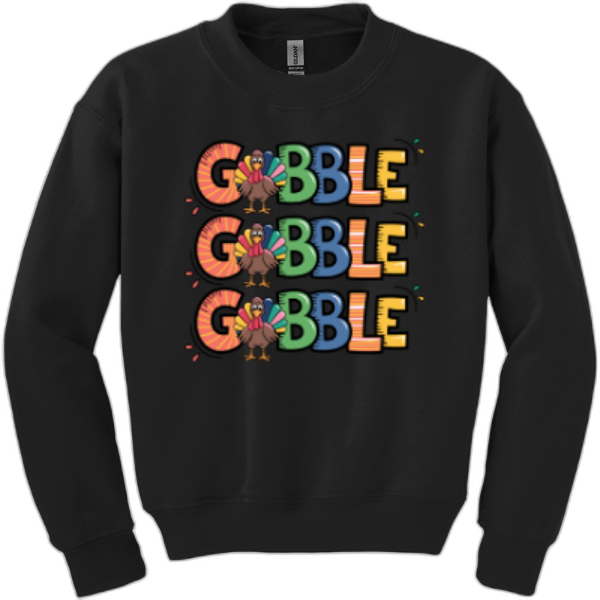 Youth Gobble Gobble Gobble Sweatshirt